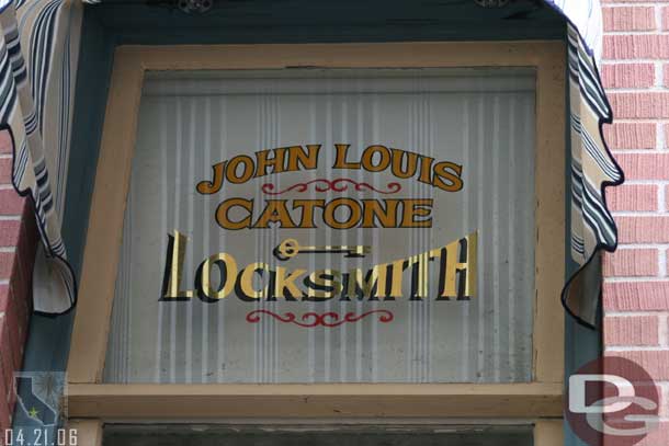 Location: Mad Hatter <BR>
Inscription: John Louis Catone  Locksmith<BR>
Information:  John Louis Catone - Communications Services