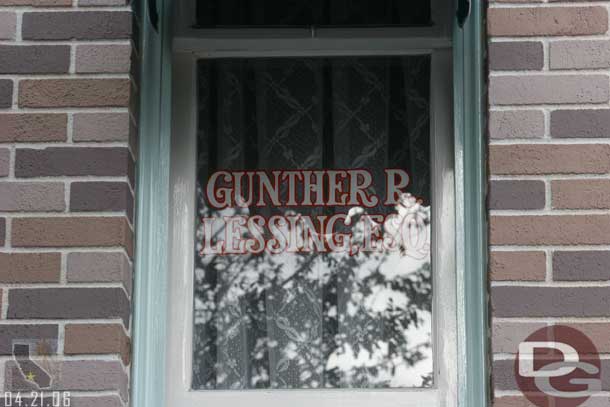 Location: Disneyana <BR>
Inscription: Gunther R. Lessing, Esq.<BR>
Information:  Gunther R. Lessing - Lawer for Walt and the Studio for more than 30 years.