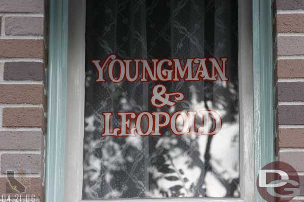 Location: Disneyana <BR>
Inscription: Youngman & Leopold<BR>
Information:  Fred Leopold & Gordon Youngman  - Youngman, Hungate and Leopold law firm helped with early Disneyland negotiations