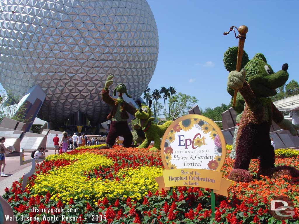 Epcot Flower & Garden - Entrance Topiaries