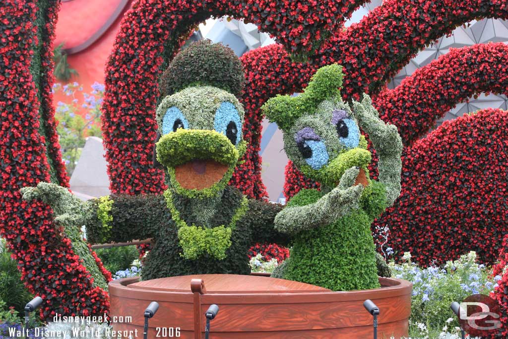 Epcot Flower & Garden - Entrance Topiaries