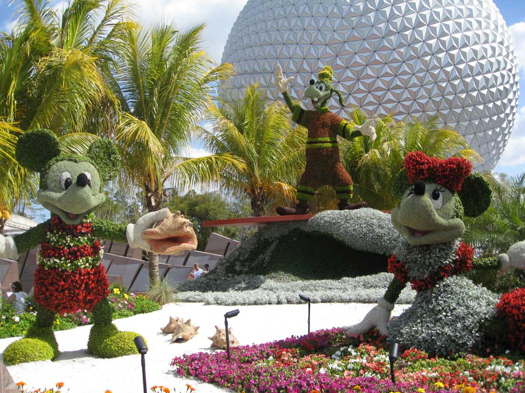 Epcot Flower & Garden - Entrance Topiaries