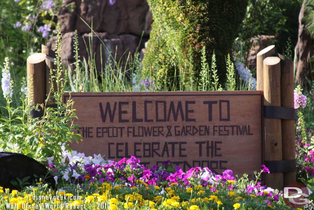 Epcot Flower & Garden - Entrance Topiaries