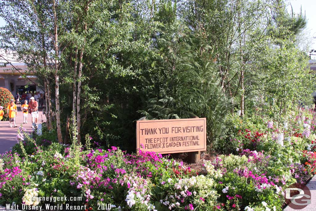 Epcot Flower & Garden - Entrance Topiaries