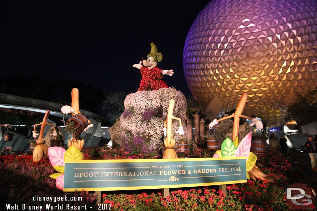 Epcot Flower & Garden - Entrance Topiaries