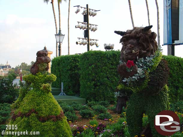 In 2005 the group was moved further South and were set up as you entered World Showcase.