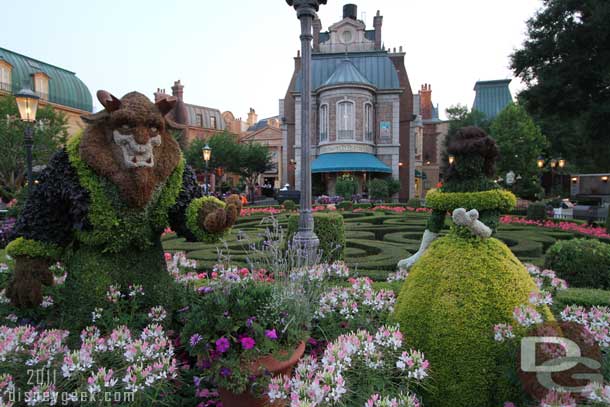 In 2011 the group moved across the walkway into the garden area in France.