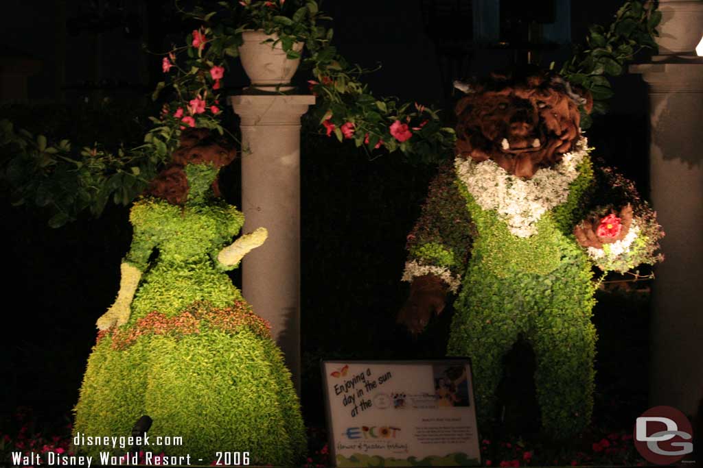 Epcot Flower & Garden - Beauty & the Beast