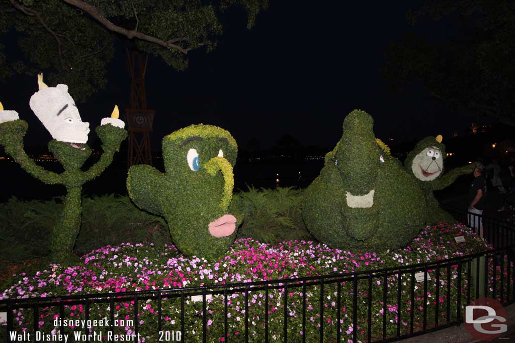 Epcot Flower & Garden - Beauty & the Beast