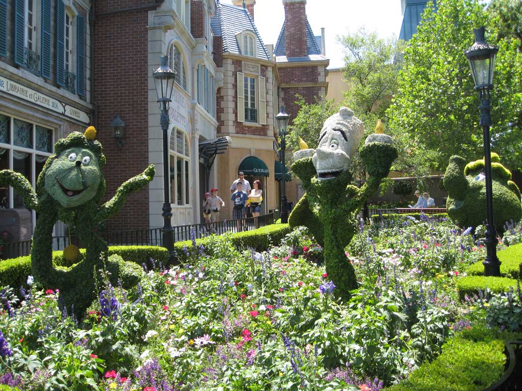 Epcot Flower & Garden - Beauty & the Beast