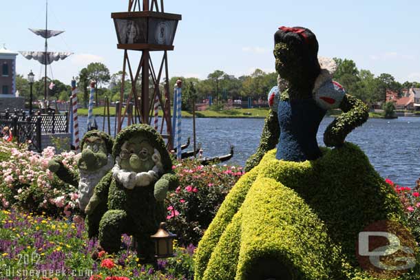 In 2012 they moved back across World Showcase.  This time between Germany and Italy along the water.