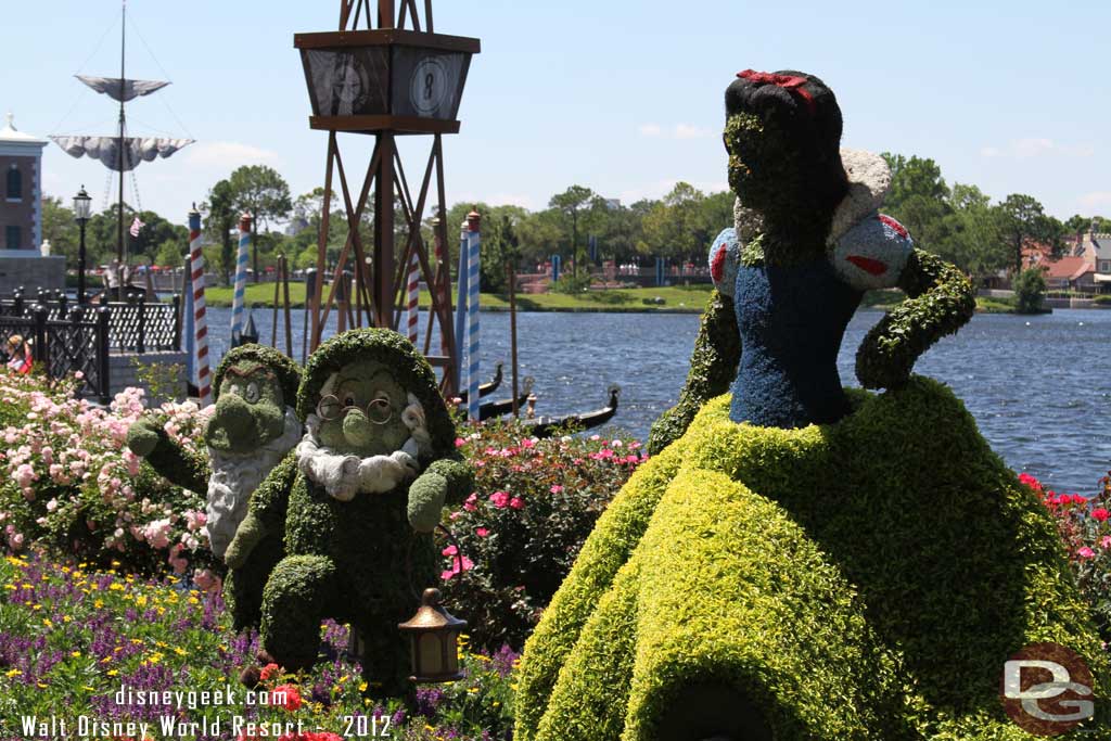 In 2012 they moved back across World Showcase.  This time between Germany and Italy along the water.