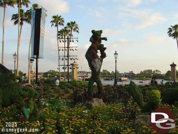 In 2005 the gang was moved further into World Showcase.