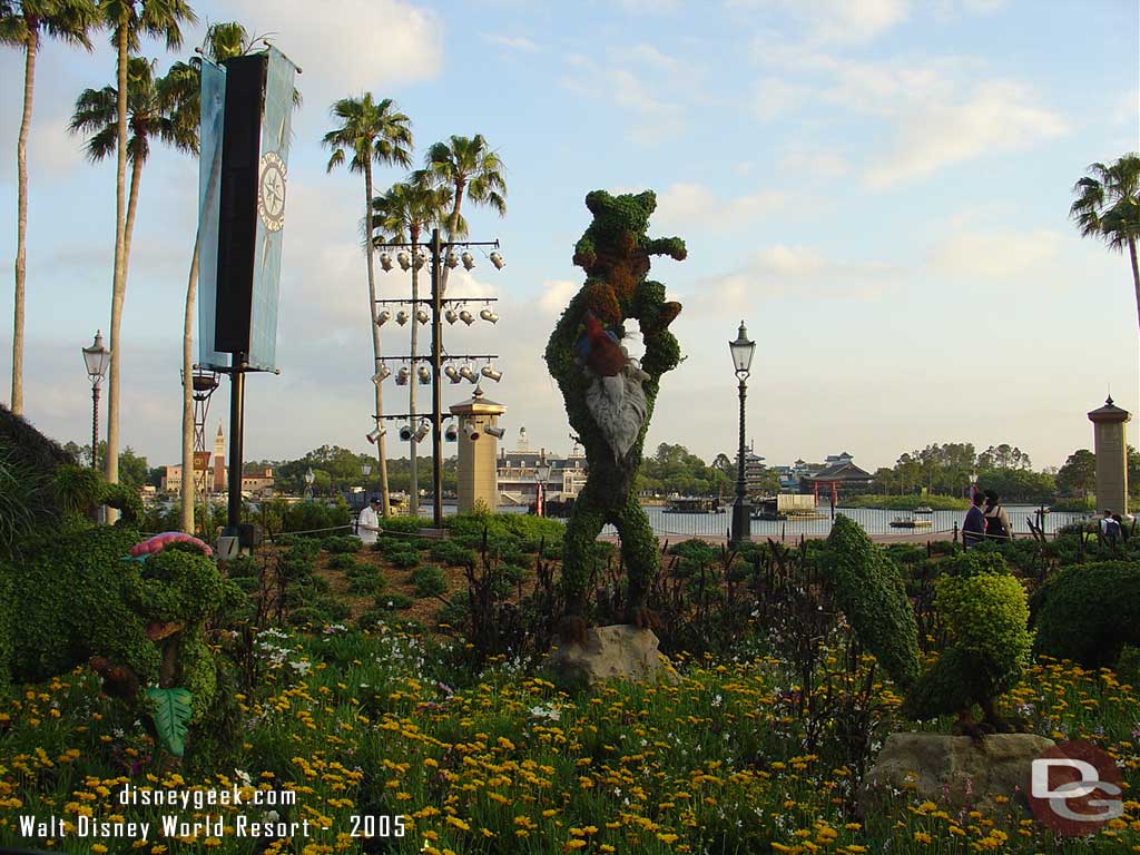 In 2005 the gang was moved further into World Showcase.