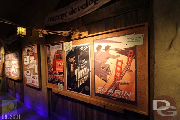 09.23.11 - The first display has three new attraction posters