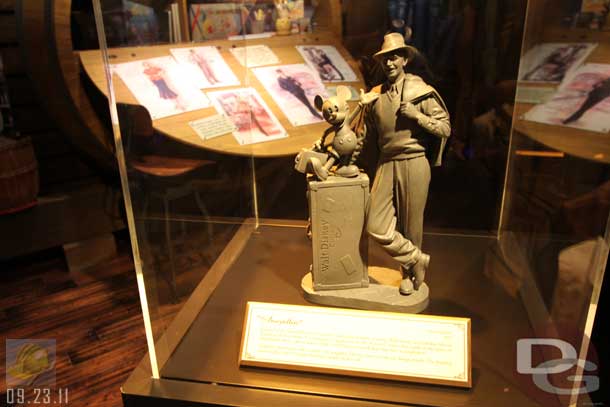 09.23.11 - The marquette that was unveiled at D23 has found a place in the new exhibit