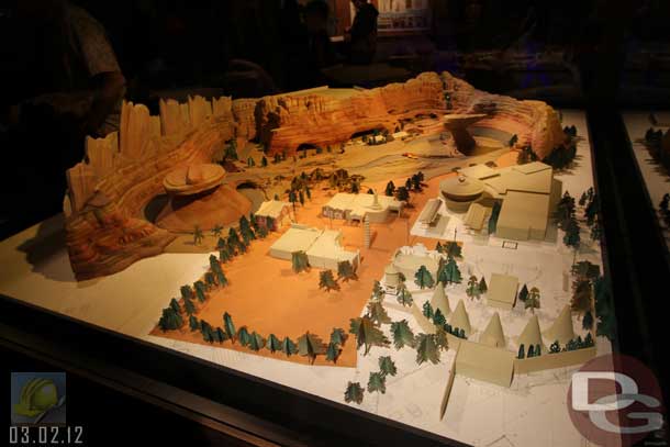 03.02.12 - The other display case houses a great model of the land.