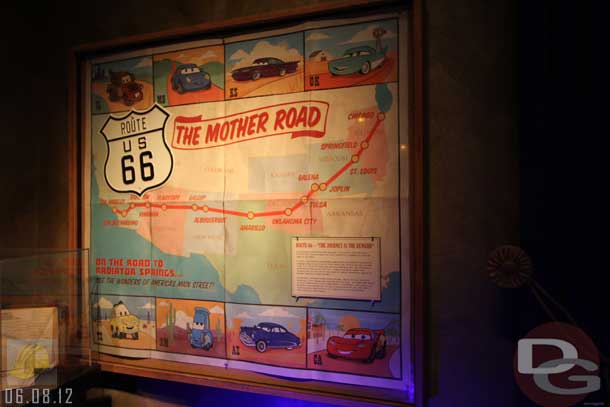 06.08.12 - The board right before the exit features Route 66.