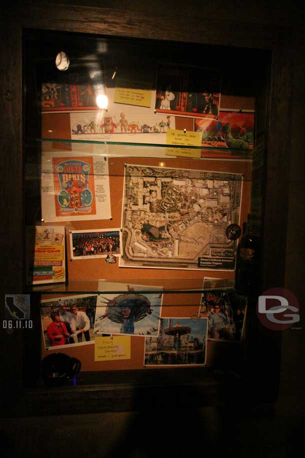 6.11.10 - The display case at the end of the walkway has some new pictures too.