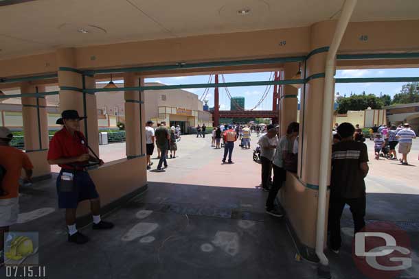 07.15.11 - So you can walk through them, the turnstiles are gone though.