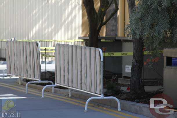 07.23.11 - They are installing railings and other barriers to make it guest friendly.