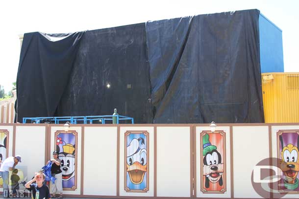 08.18.11 - The front wall of Engine Ear Toys has been removed