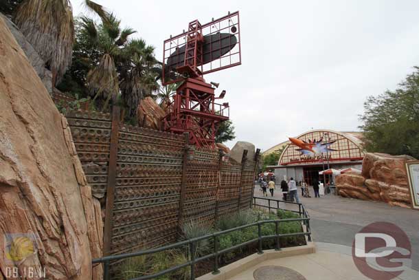 09.16.11 - The walls were pushed back around the entrance to Condor Flats and revealed a new planter.