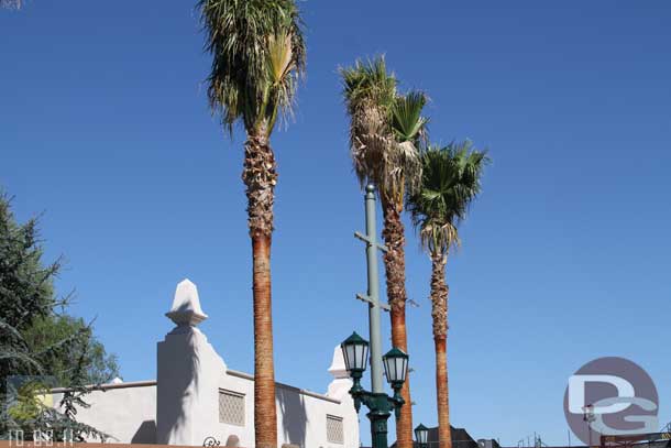 10.08.11 - New lamp posts are up.  Assuming the top portion will be for parade lighting.