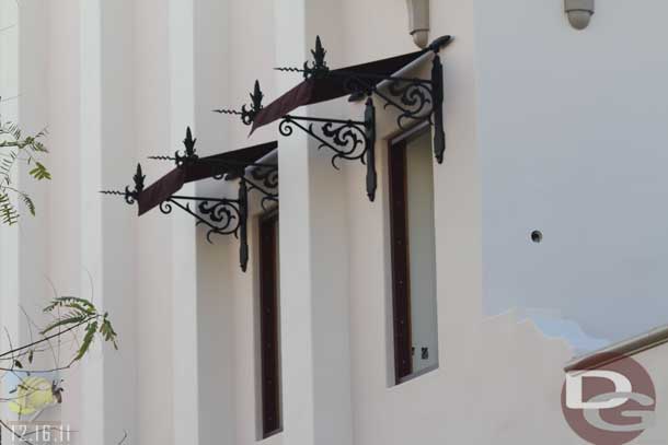 12.16.11 - Here you can see some of the details such as awnings going in.
