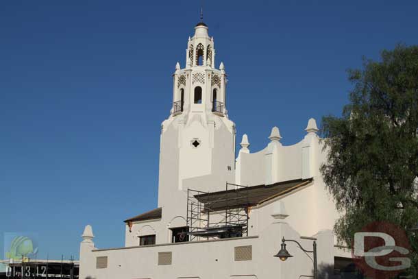 01.13.12 - The Carthay is receiving new details on a daily basis.  Notice the copper gutters.