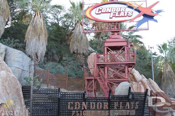 01.13.12 - Some repainting of the Condor Flats sign area.  The rust/worn fence is being repainted to look newer/cleaner.