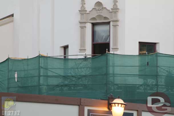 01.27.12 - You can see some ironwork behind the mesh.