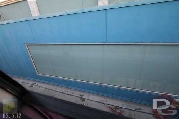 02.17.12 - From the monorail now.  The windows of the old Greets store are now covered.