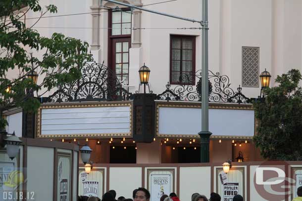 05.18.12 - Some of the lights were on the Carthay this evening.