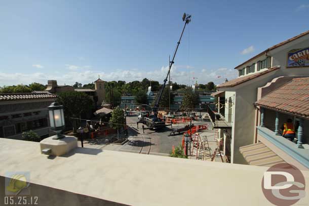 05.25.12 - They were installing the Los Feliz Five and Dime sign this afternoon.