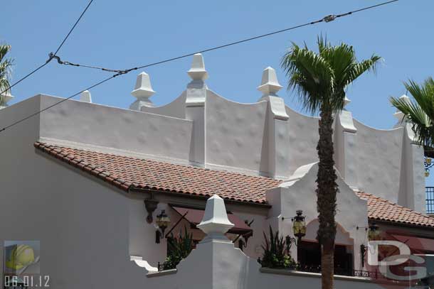 06.01.12 - Plants have been added to the second story balcony areas.