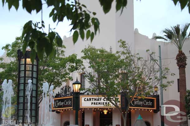 06.01.12 - The Carthay was lit up this evening.