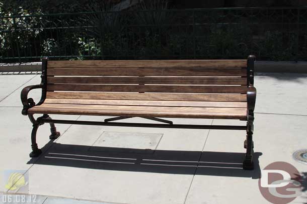 06.08.12 - Noticed a bench in Carthay Circle.. do not remember that from last week.