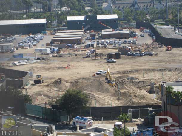 9.23.09 - Mounds of dirt are being moved around.