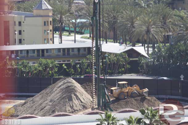 03.11.10 - Working on the mound of dirt.