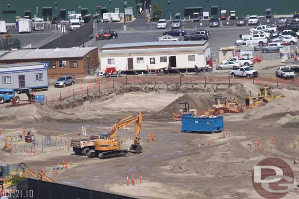 5.21.10 - A closer look at the work on the left side of the site.
