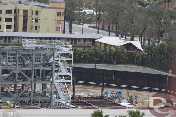 6.10.10 - Looks like the show building is starting to go up (or at least some other structure).