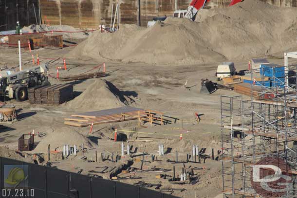 7.23.10 - Some conduit and steel for the footers going in this area.