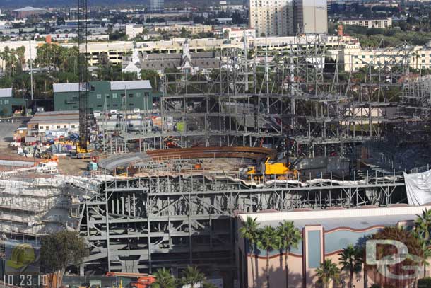 10.23.10 - More track and steel have been installed for the Racers.