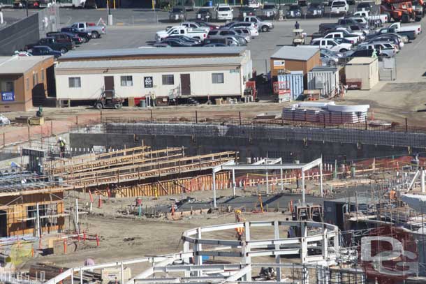 11.05.10 - Looks like the concrete slab for Luigis was poured recently.