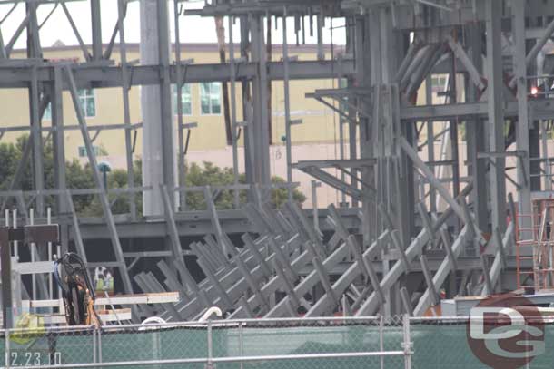 12.23.10 - Some of the steel around the turn.