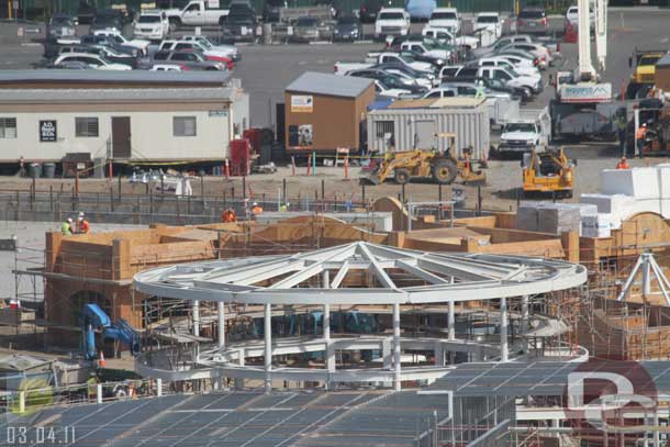 03.04.11 - Quite a few workers in the background here.  No real visible progress on Flos in the foreground