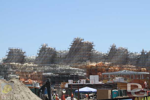 06.24.11 - A look at the Cadilac Range from the patio near the Blue Sky Cellar