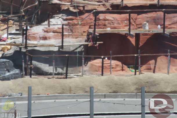 08.05.11 - A closer look at where the rockwork meets the track