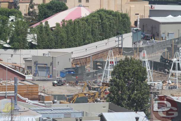 08.12.11 - It appears the backstage road is gone and they are going to work on the rest of the Cozy Cones finally.